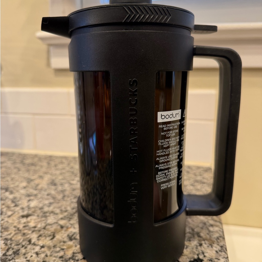 Bodum Black and Brown French Press Coffee Maker
